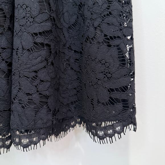 Kate Spade Black Lace Open-Back Fit & Flare Dress Size 10 Black NWT - Picture 8 of 14